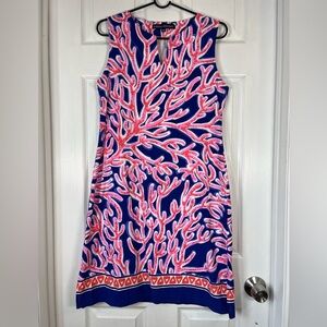 Barbara Erickson Barbara Erickson Coral Reef Print sleeveless dress Size M